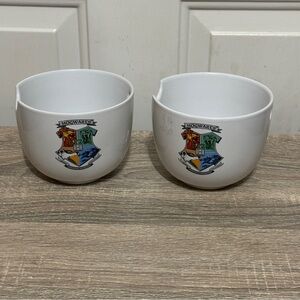 Harry Potter Hogwarts Ramen Bowl  20 Oz NO Chopsticks Wizarding World Set Of 2‎